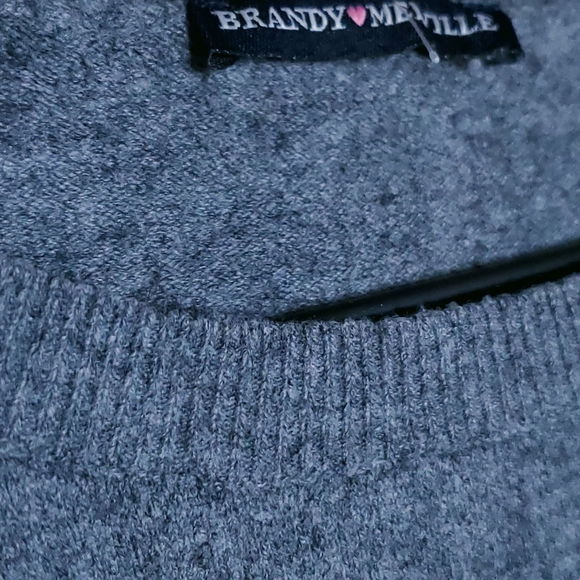 Brandy Melville Striped Pullover Crewneck Sweater - Picture 7 of 13